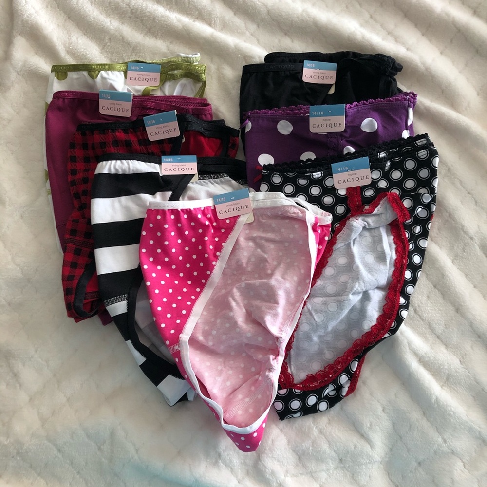 Lot of 8 pair Cacique Panties